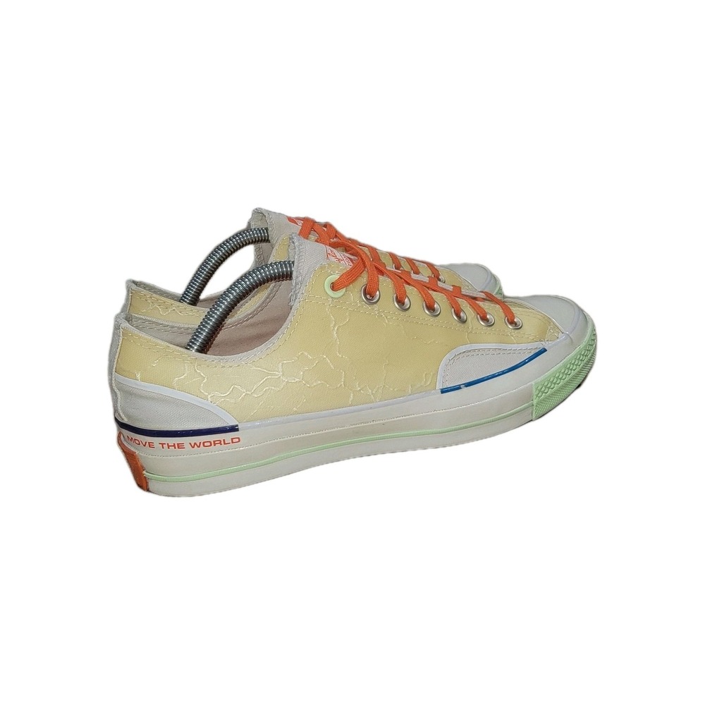 Converse x Pigalle Chuck Taylor All-Star 70s OX White/Lime Green/Cream Men's 9.5 - Picture 4 of 13